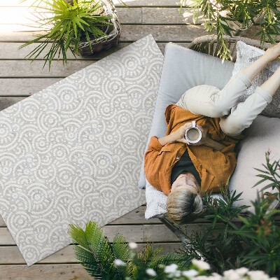 Pvc teppich Abstrakte Orientalische Formen Boho-Linien