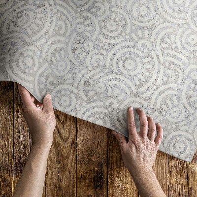 Pvc teppich Abstrakte Orientalische Formen Boho-Linien