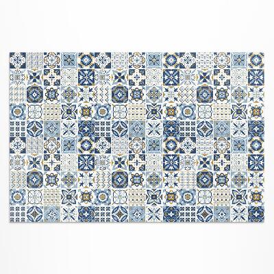 Teppich pvc Blaue Griechische Mosaik-Dekorfliesen