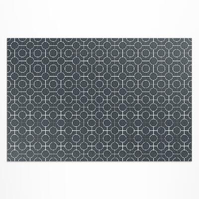 Pvc teppich Kreist Regelmäßiges Geometrisches Muster Ein