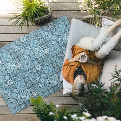 Vinyl teppich läufer Dekoratives Mosaik Mit Unregelmäßigen Fliesen