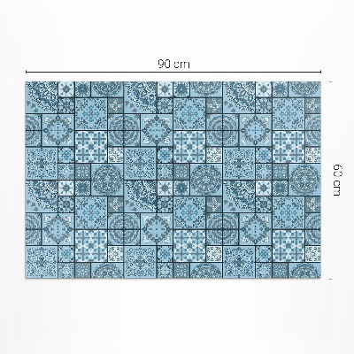 Vinyl teppich läufer Dekoratives Mosaik Mit Unregelmäßigen Fliesen