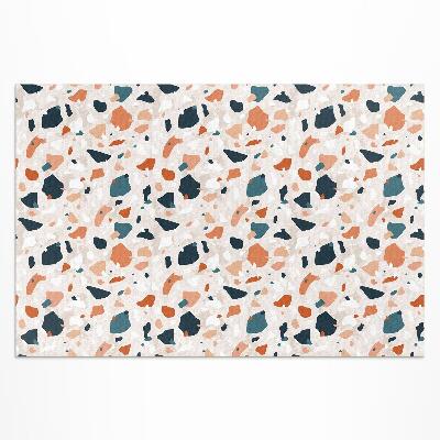 Teppich pvc Dekorativer Stein Aus Pastellfarbenem Sandstein Im Boho-Stil