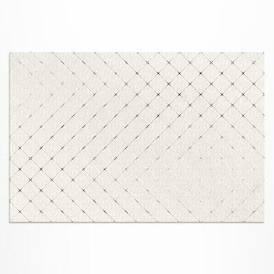 Teppich auf pvc Helle, Quadratische, Dezente Fliesen