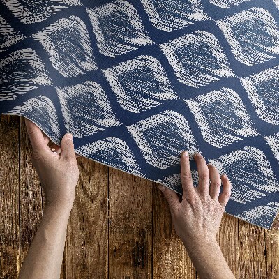 Teppich auf pvc Elegantes Muster Aus Stoffimitat