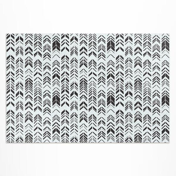 Pvc teppich Indische Feder Und Boho-Design Mit Pfeilen