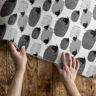 Vinyl teppich Regelmäßiges Gemaltes Schafmuster