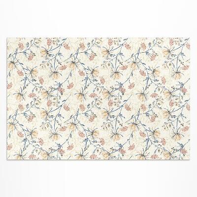 Vinyl teppich läufer Blumenwiese Zartes Boho-Muster