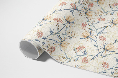 Vinyl teppich läufer Blumenwiese Zartes Boho-Muster