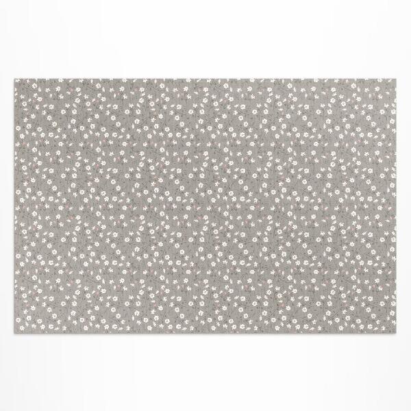 Teppich pvc Blumenwiese Zartes Boho-Muster