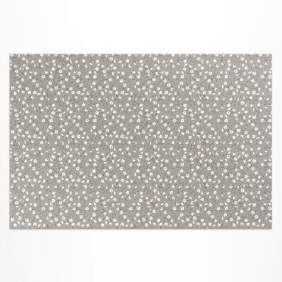 Teppich pvc Blumenwiese Zartes Boho-Muster