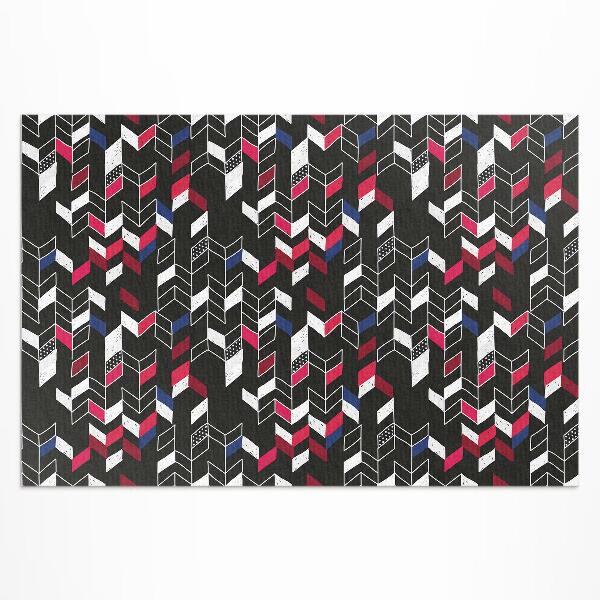 Teppich auf pvc Modernes Design, Trendiges Geometrisches Modell