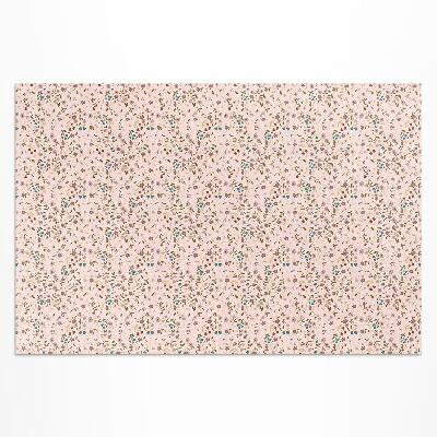 Pvc teppich Kleine Blumen Auf Einer Wiese Im Boho-Stil