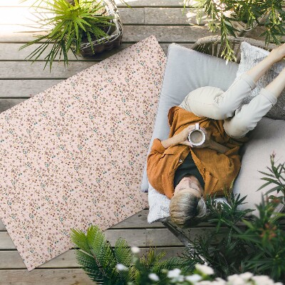 Pvc teppich Kleine Blumen Auf Einer Wiese Im Boho-Stil