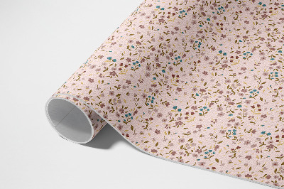 Pvc teppich Kleine Blumen Auf Einer Wiese Im Boho-Stil