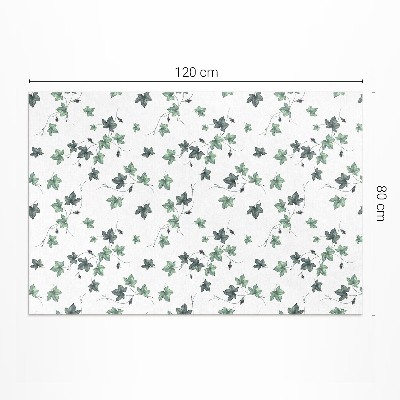 Vinyl teppich Kleine Blätter Mit Pflanzenmotiven