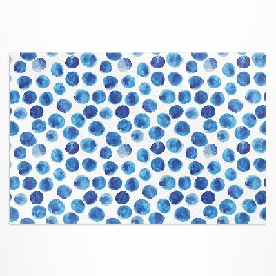 Teppich auf pvc Aquarellpunkte Bemalte Formen