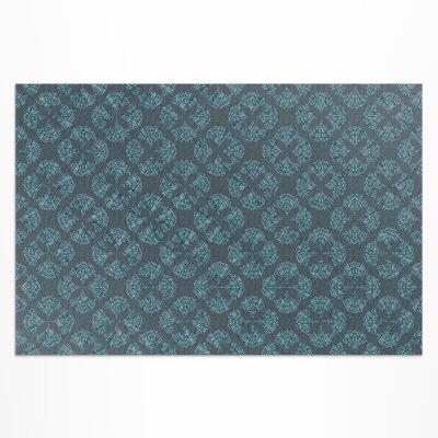 Pvc teppich Geometrisches Muster Mit Vierblättrigem Kleeblatt