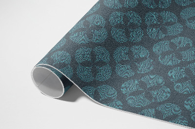 Pvc teppich Geometrisches Muster Mit Vierblättrigem Kleeblatt