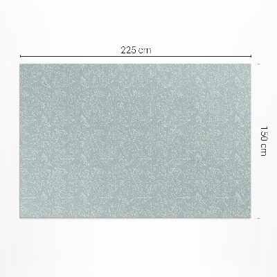 Vinyl teppich Dezente Boho-Walnussblätter