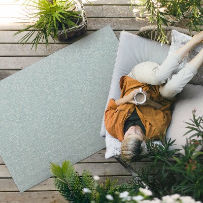 Vinyl teppich Dezente Boho-Walnussblätter