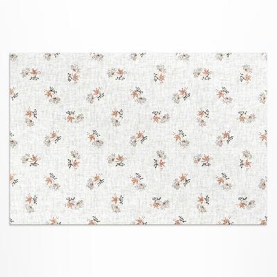 Teppich pvc Kleine Blumen Auf Boho-Stoff