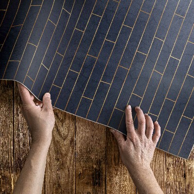 Pvc teppich Dunkles, Modernes Parkett Mit Regelmäßigen Linien