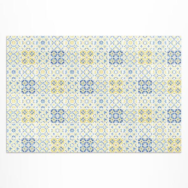 Teppich pvc Spanisches Mosaik Mit Fliesenmuster