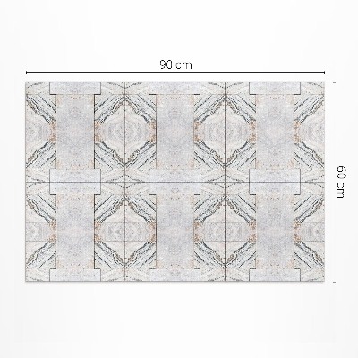 Teppich auf pvc Dekorative Steinfliesen