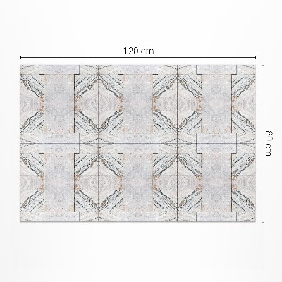 Teppich auf pvc Dekorative Steinfliesen