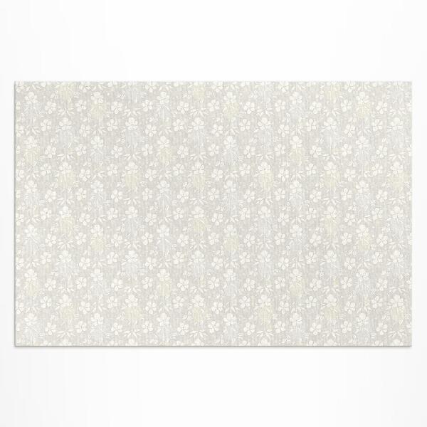 Teppich pvc Zarte Feldwiese Kleine Blumen Boho