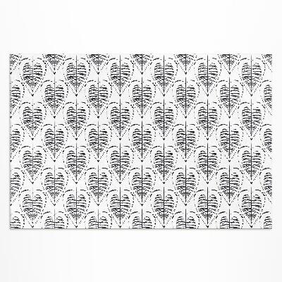 Teppich pvc Boho-Blätter Mit Regelmäßigem Muster