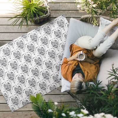 Teppich pvc Boho-Blätter Mit Regelmäßigem Muster