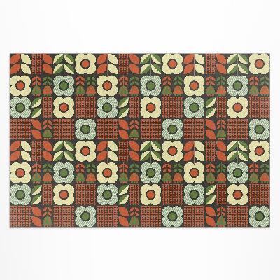 Teppich pvc Beliebte Blumenillustration