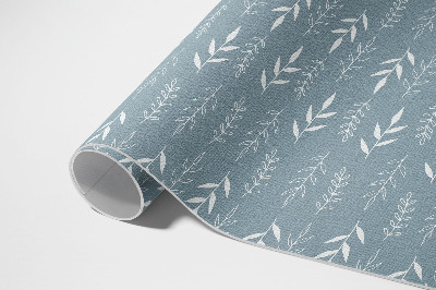 Pvc teppich Minimalistische Illustration Von Zweigen Und Blättern