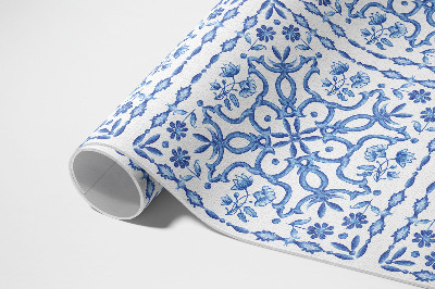 Vinyl teppich Dekorative Fliesen Mit Pflanzlichen Ornamenten