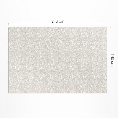 Teppich auf pvc Feine Blätter Im Zarten Boho-Stil
