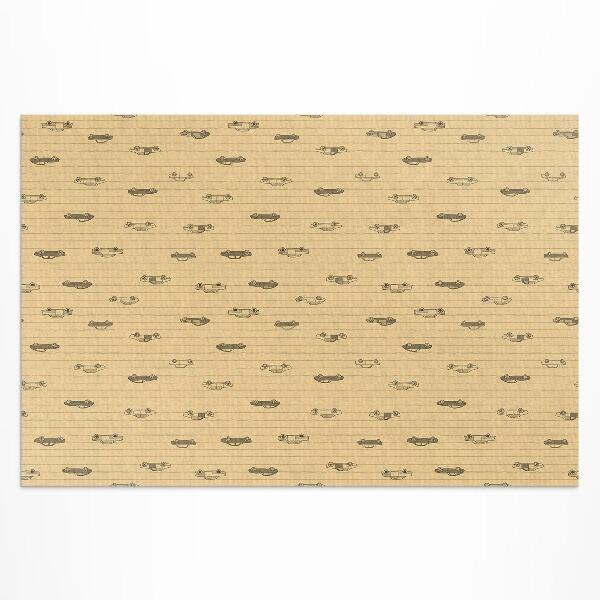 Vinyl teppich Alte Retro-Oldtimer
