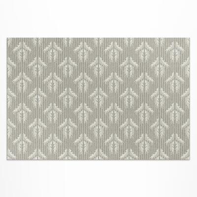 Teppich pvc Regelmäßiges Ornamentales Blumenmuster