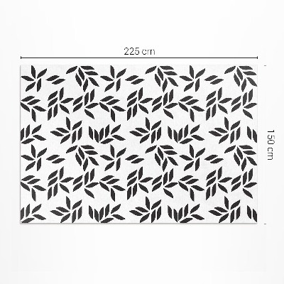 Vinyl teppich Minimalistisches Blattmuster