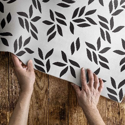 Vinyl teppich Minimalistisches Blattmuster