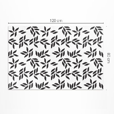 Vinyl teppich Minimalistisches Blattmuster