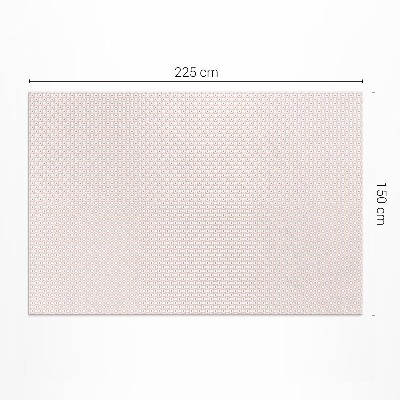 Vinyl teppich läufer Feines Mosaik In Pastellfarben