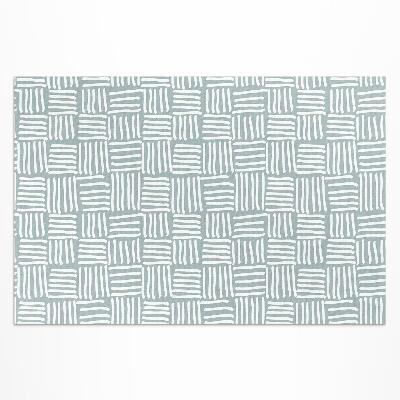 Pvc teppich Minimalistisches Boho-Karomuster