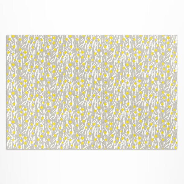 Vinyl teppich läufer Feine Boho-Blumenfeldwiese