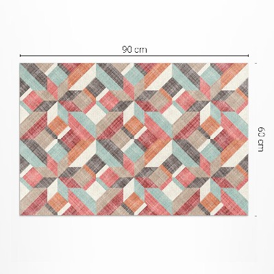 Vinyl teppich läufer Tragbares Geometrisches Muster