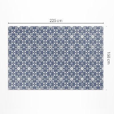Teppich pvc Feines Ornament Im Eleganten Stil