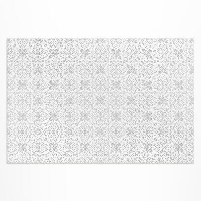 Teppich auf pvc Feines Ornament Im Eleganten Stil