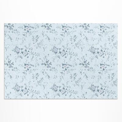 Teppich pvc Dezent Bemalte Blumen Auf Einer Wiese