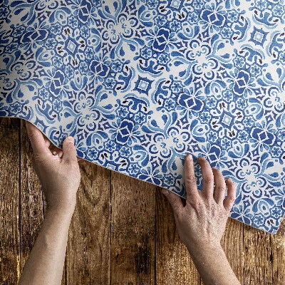 Teppich auf pvc Portugiesische Zierfliesen